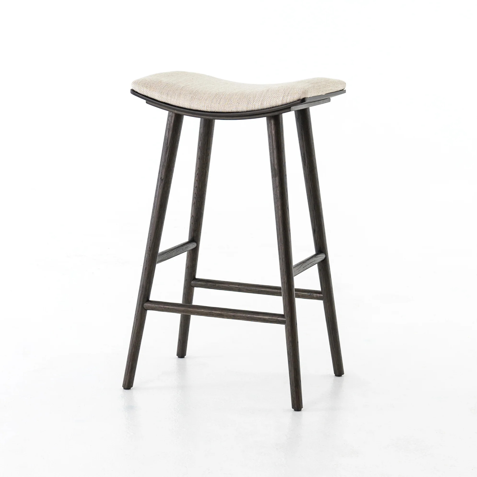 Union Saddle Bar + Counter Stools in Essence Natural | Burke Decor