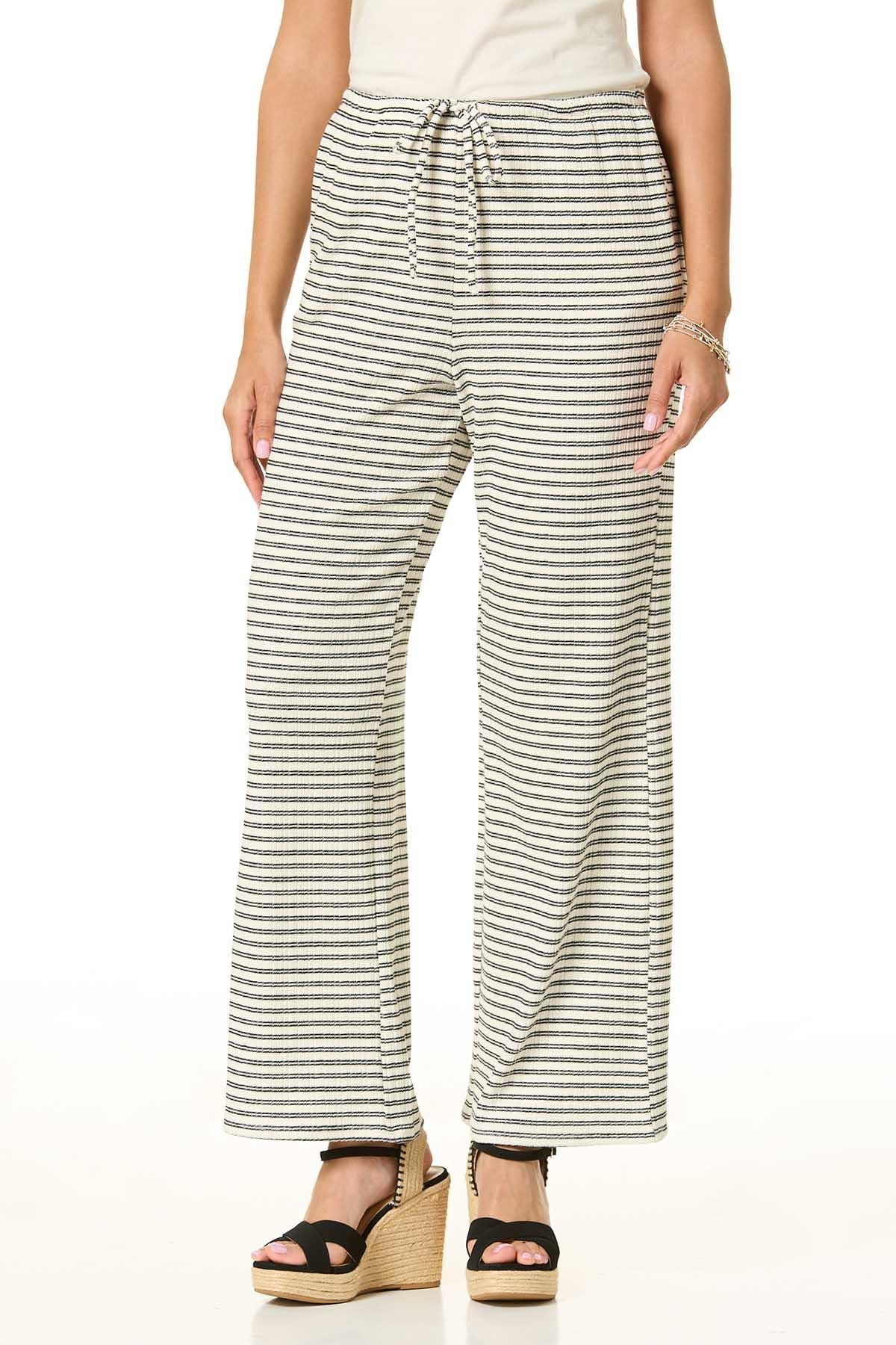 Textured Stripe Pants | Cato Fashions