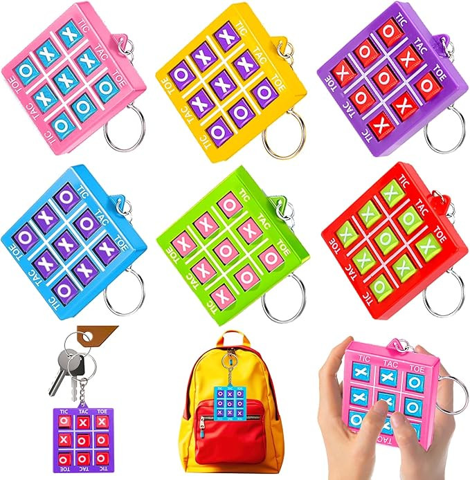 24PCS Tic Tac Toe Game Birthday Party Favors Goodie Bags Easter Basket Stuffers for Kids 4-8 8-12... | Amazon (US)