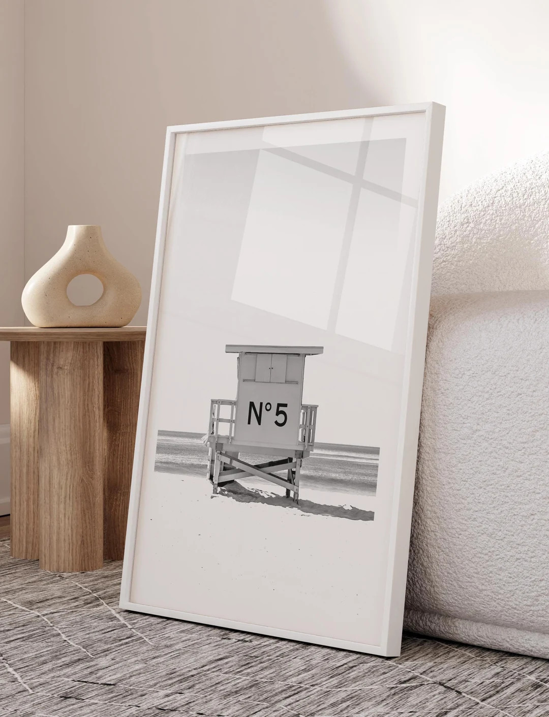 Coastal Fashion Prints, Surf Beach, Floatie Pool, Black and White Fashion Wall Art Poster - Etsy | Etsy (US)