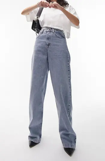 Baggy Wide Leg Nonstretch Jeans | Nordstrom
