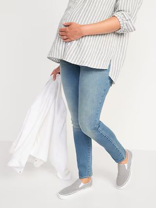 Maternity Full-Panel Skinny Jeans | Old Navy (US)
