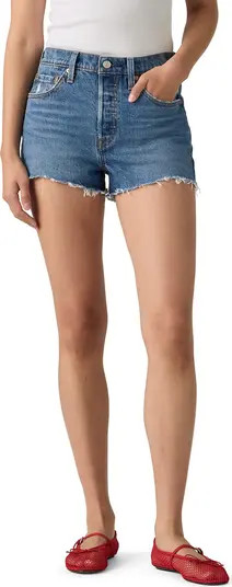 501® Original High Waist Denim Cutoff Shorts | Nordstrom