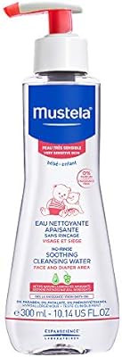 Mustela No-rinse Soothing Cleansing Water, Micellar Water Cleanser for Baby's Very Sensitive Skin... | Amazon (US)