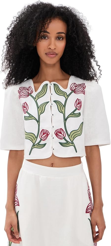 FARM Rio Women's Flower Crop Top | Amazon (US)