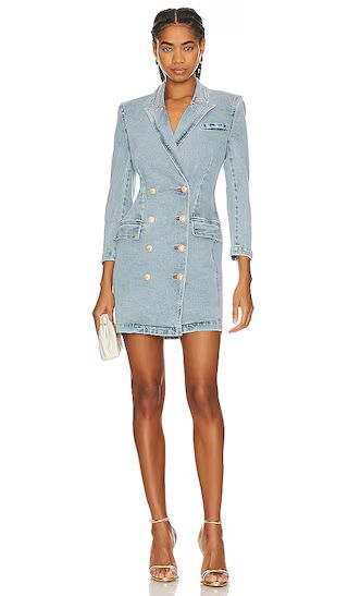 Sean Denim Blazer Dress in Light Blue | Revolve Clothing (Global)