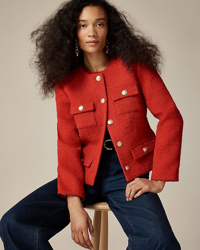 Isabelle lady jacket in tweed | J. Crew US