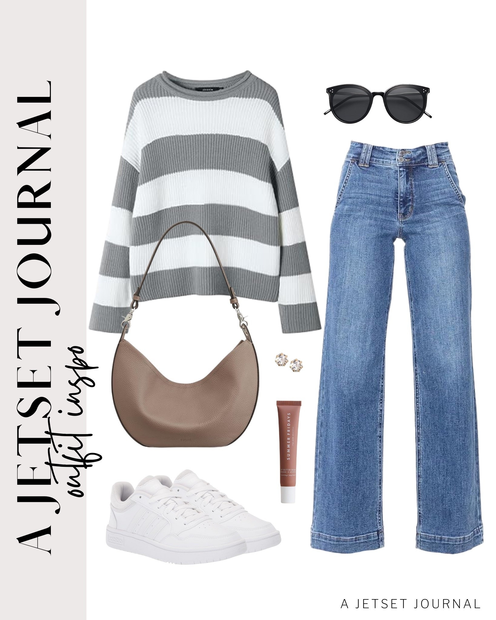 This new striped sweater is so easy to style. Such a simple and cute staple!
striped crew neck knit pullover, leather shoulder bag, wide leg stretchy jeans, airport outfit, winter fashion, comfy outfit, winter style, everyday look, running errand outfit idea, makeup favorite, beauty must have, affordable style, amazon fashion

#LTKU #LTKSeasonal #LTKBeauty