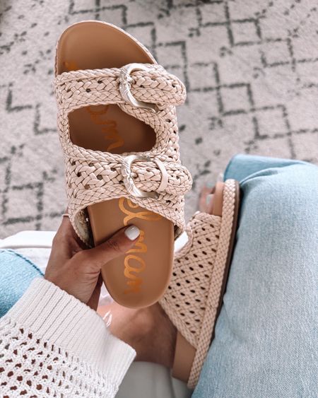 O. M. G 😱 I just found these sandals 40% off!!!! They are the CUTEST EVER! Not tomention comfy! Run tts  

Follow my shop @mrscasual on the @shop.LTK app to shop this post and get my exclusive app-only content!

#LTKfindsunder100 #LTKsalealert #LTKshoecrush