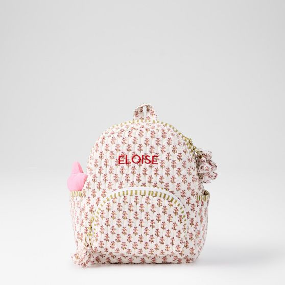 Block Print Quilted Backpack | Mark and Graham