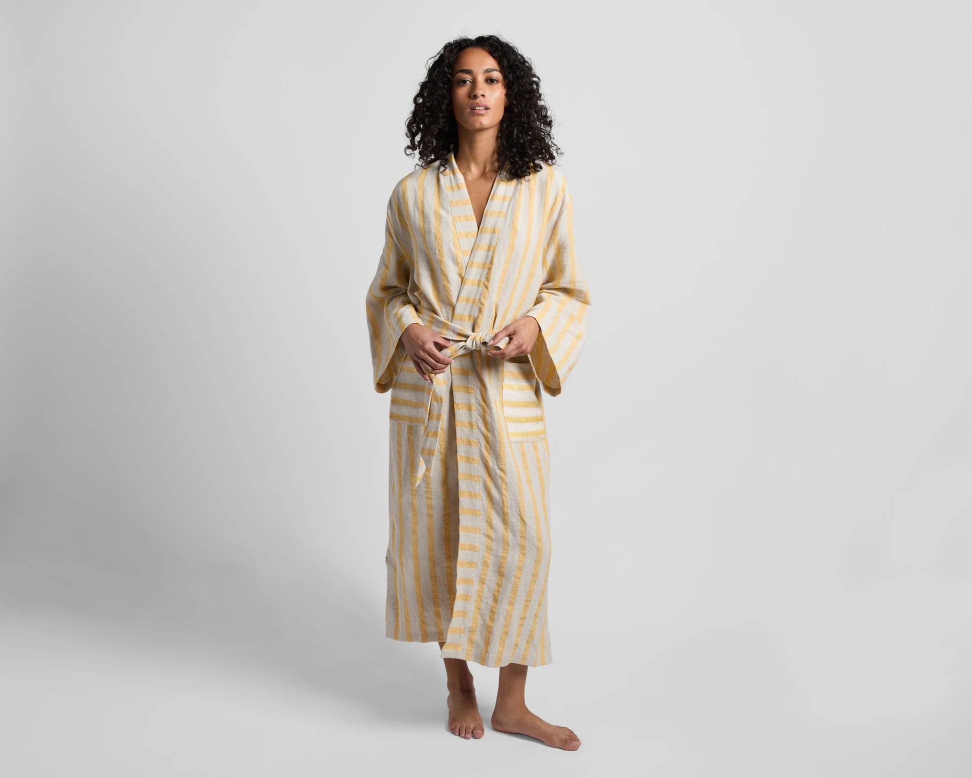 Linen Stripe Robe | Parachute