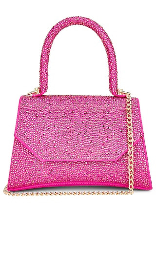 Kimmi Hotfix Top Handle Bag in Fuchsia | Revolve Clothing (Global)