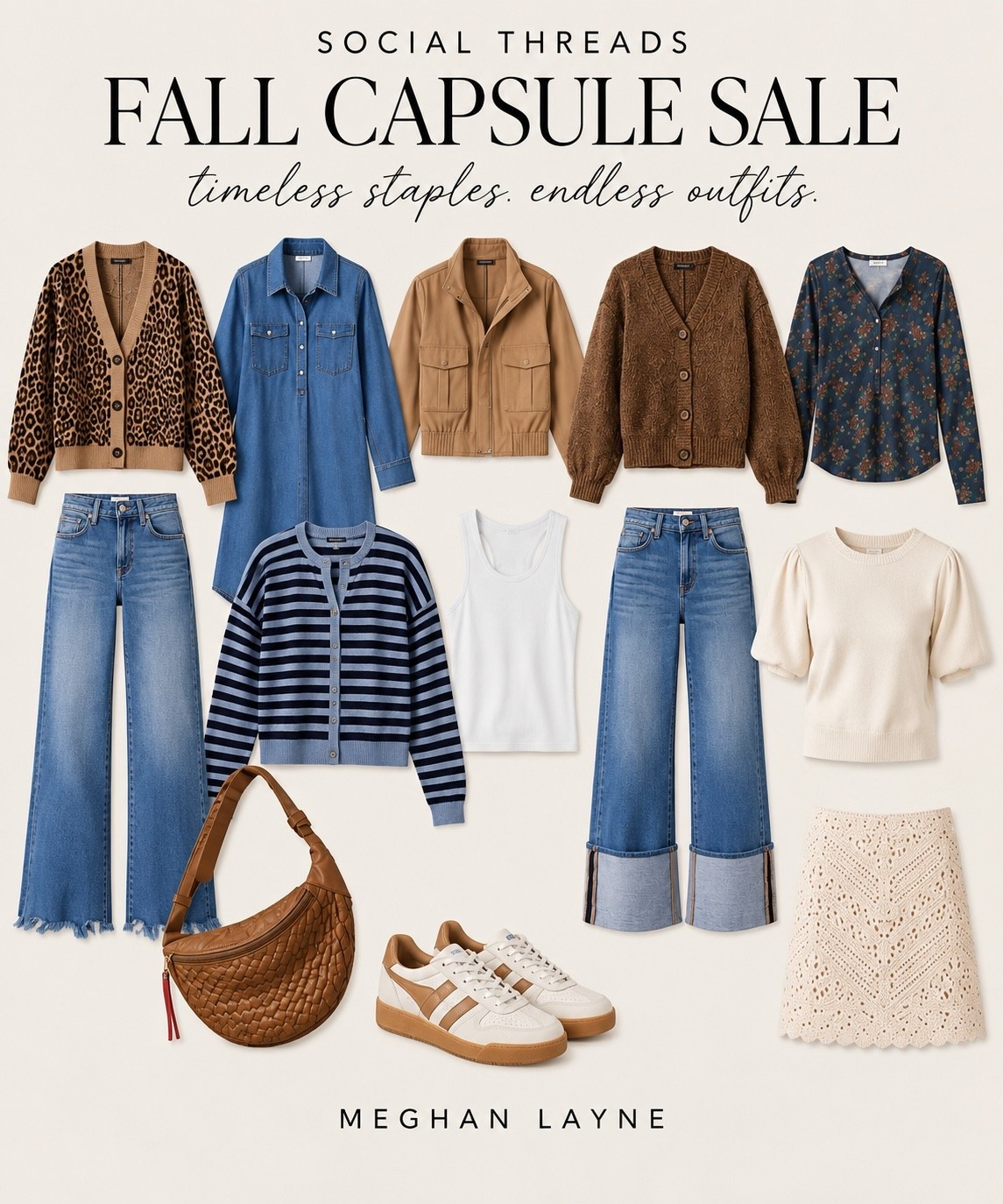 Fall Wardrobe Capsule 2026. Social Threads fall wardrobe capsule.

#LTKSeasonal #LTKOver40 #LTKmomlife