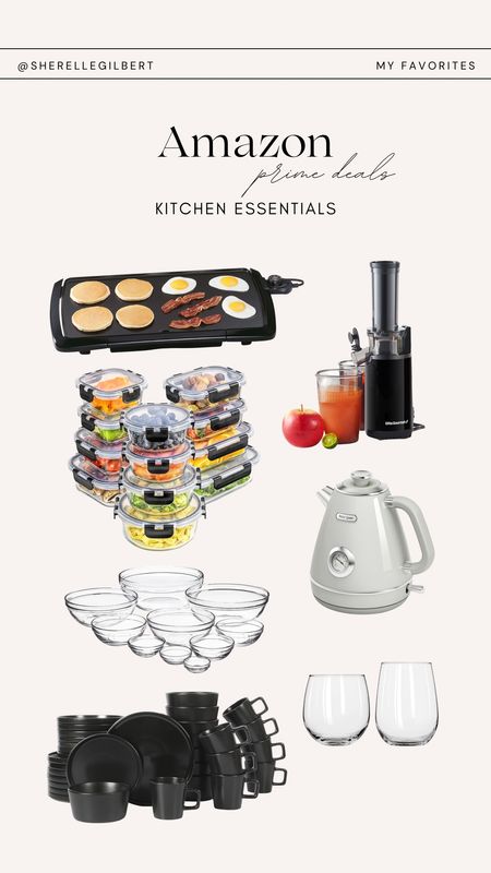 Not sure what essentials you need for your kitchen? Here are some items I’ve put together that I think would help satisfy your kitchen needs.

#LTKxPrime #LTKGiftGuide #LTKhome