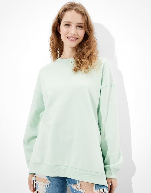 AE Forever Crew Neck Sweatshirt | American Eagle Outfitters (US & CA)