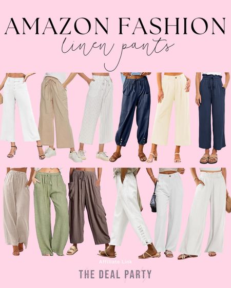 Amazon fashion | Amazon linen pants | Amazon summer fashion | summer linen pants 

#LTKStyleTip #LTKFindsUnder50 #LTKSeasonal