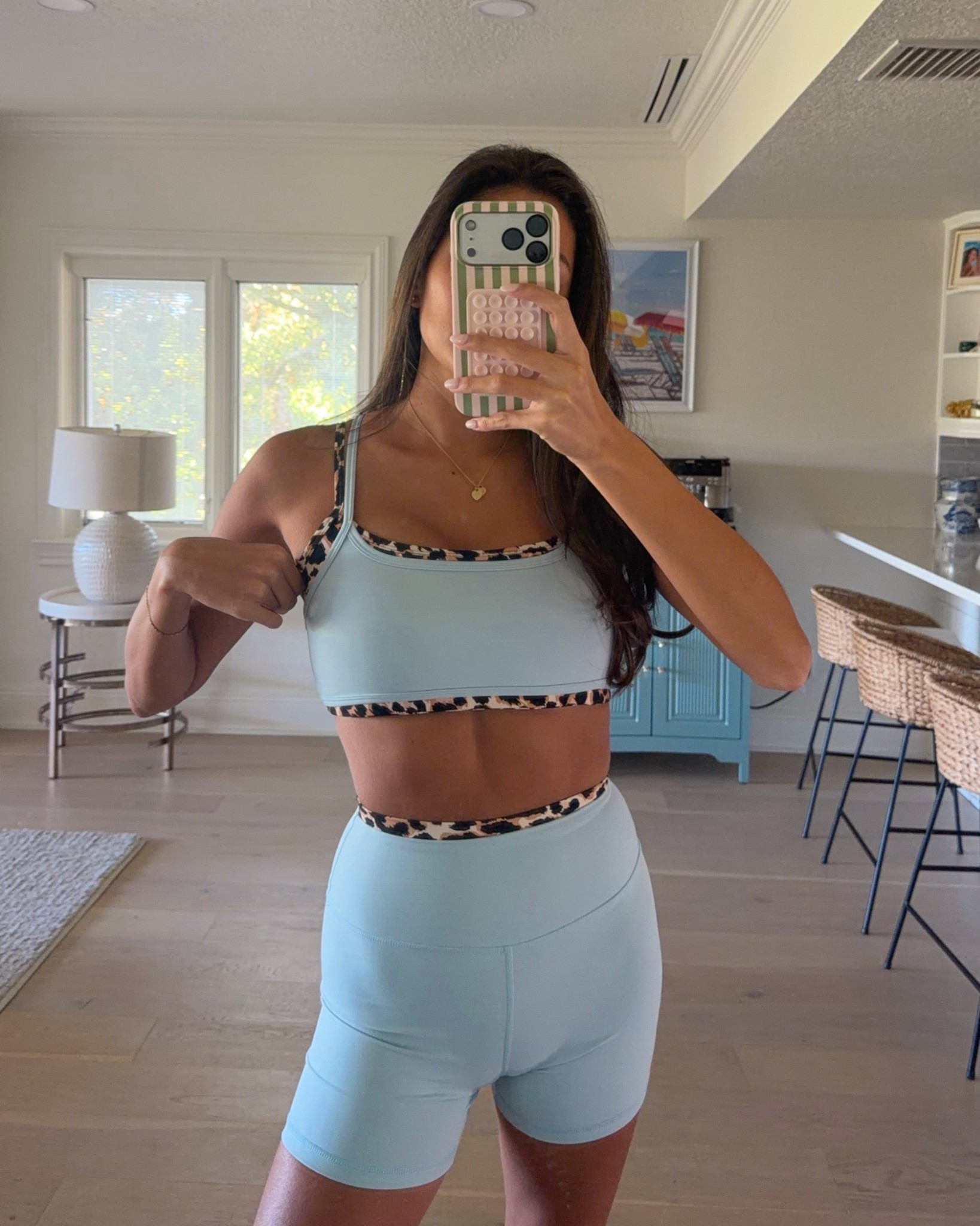 love this workout set🩵 wearing a size medium top small bottom! @shopthecoreclub #ad

#LTKootd #LTKActive