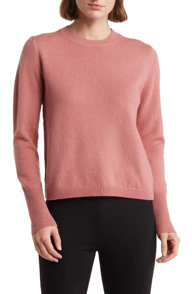 Crewneck Wool & Cashmere Sweater | Nordstrom Rack