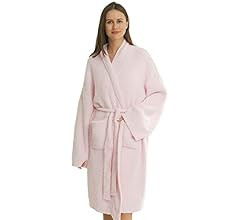 DOOWELL Women's Knit Lightweight Absorbent Robes, Soft Spa Bathrobe Loungewear with Pockets | Amazon (US)
