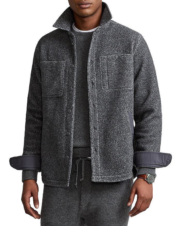 Brushed Fleece Shirt Jacket | Bloomingdale's (US)