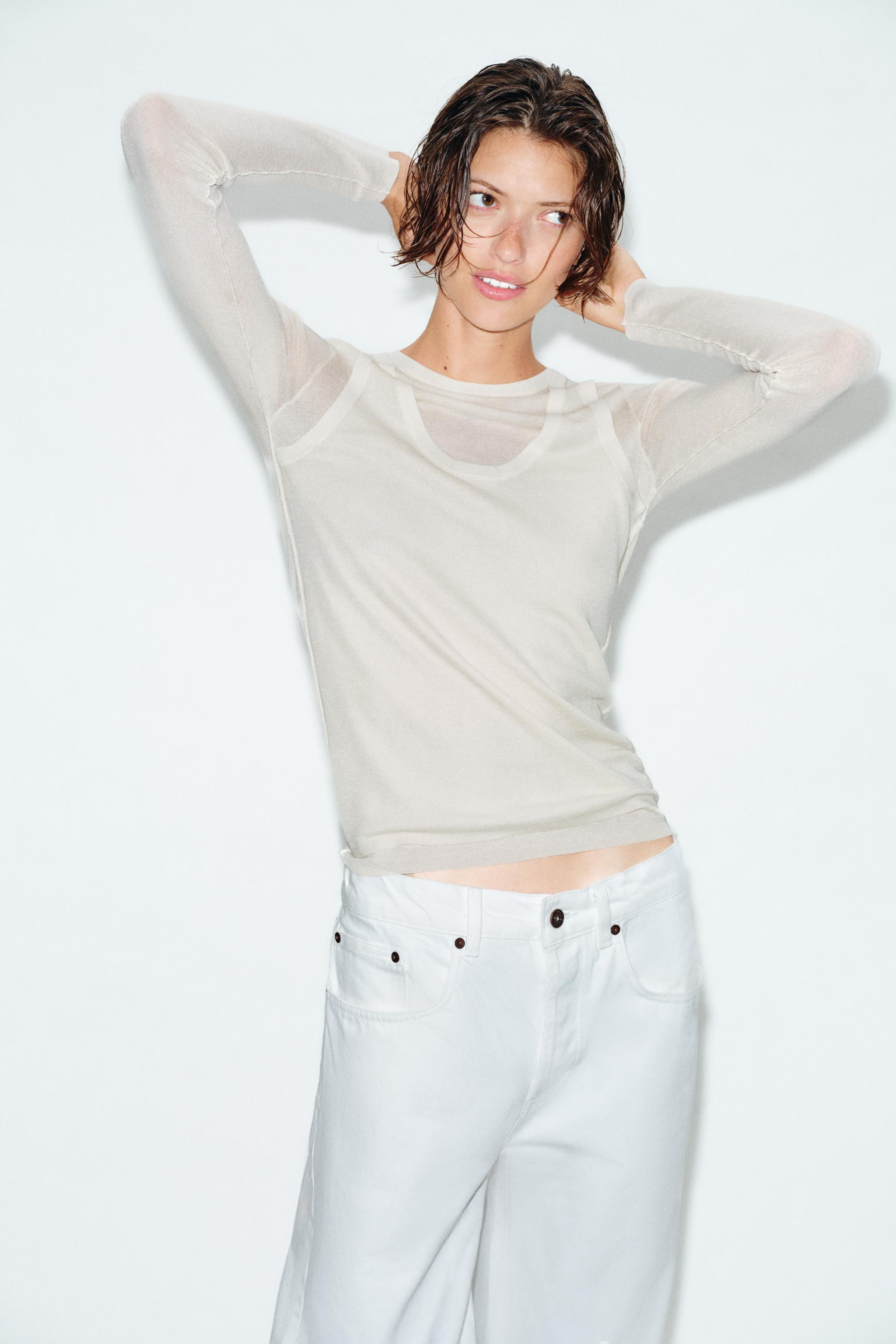 DOUBLE KNIT TOP | Zara UK