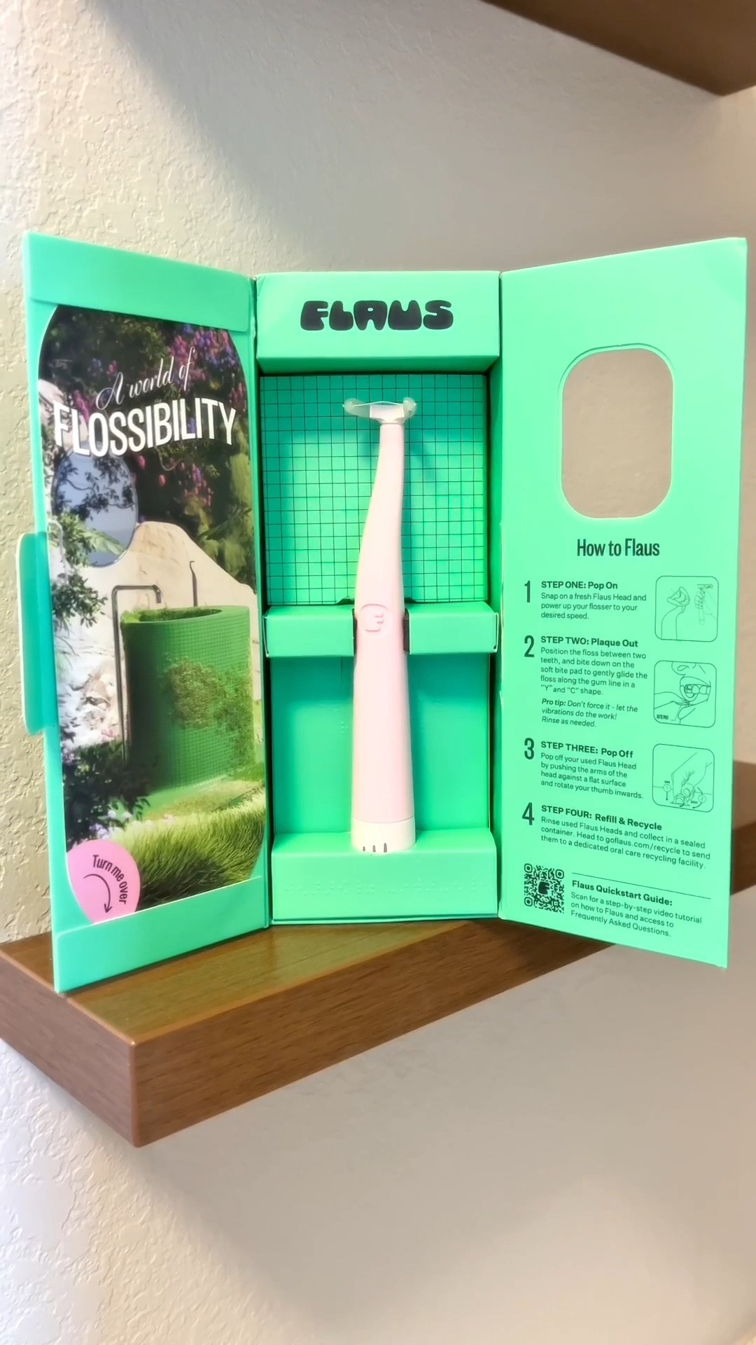 🦷FLAUS: #ad It's like an electric toothbrush, but for flossing! @goflaus #flaus

🦷How Flaus works:
Flaus' patented technology uses up to 18,000 sonic vibrations with a left-to-right displacement motion to create a "floss-assist" motion that helps remove plaque, massage gums and move floss quickly between tight teeth. The Y-shaped head and ergonomic handle makes cleaning your molars easy and comfortable.

🦷BENEFITS:
•Makes flossing comfier & easier
•5x faster than traditional flossing
•Builds easy, healthy habits (and gums!)
•Keeps finger germs out of mouth

🩷Love that it comes in pink too!

#LTKSeasonal #LTKOver40 #LTKSaleAlert #LTKTravel #LTKgrwm #LTKootd #LTKvlog #LTKselfcare #LTKU #LTKBeauty