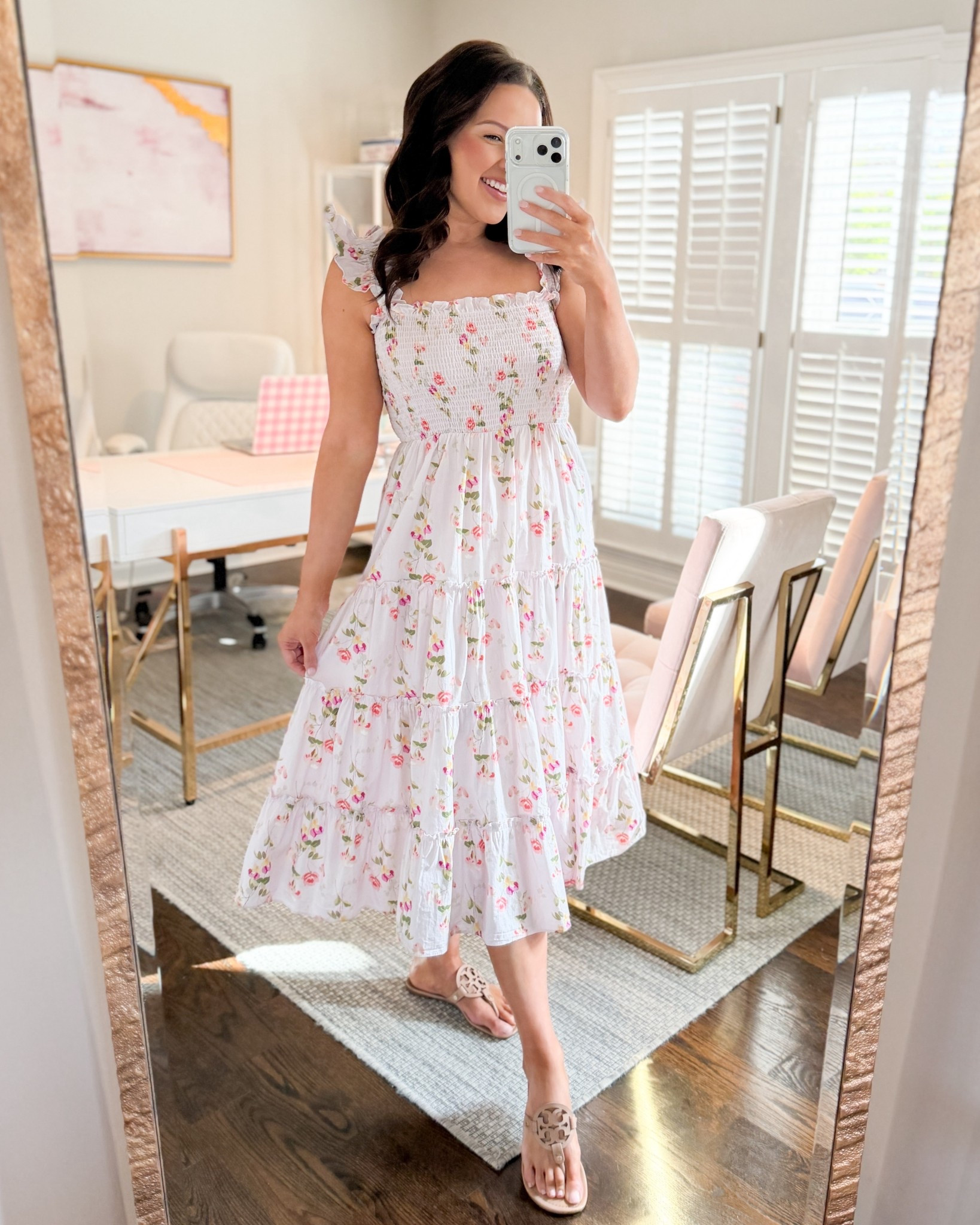 The perfect last minute Easter floral dress with smocking and pockets!

#LTKmomlife #LTKootd #LTKgrwm