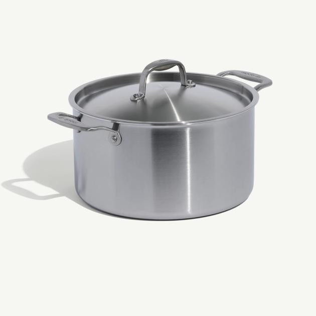 Stainless Steel Stock Pot | 6, 8, and 12 QT | Made In Cookware