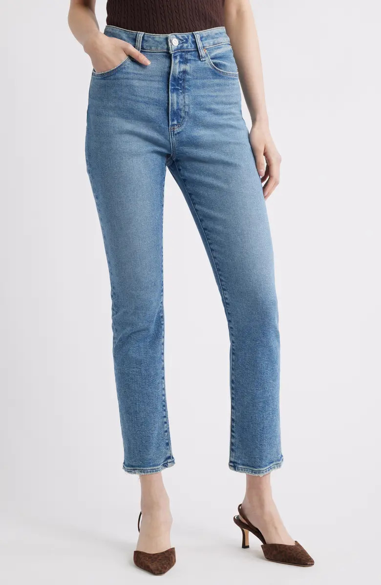 PAIGE Billy High Waist Straight Leg Jeans | Nordstrom | Nordstrom