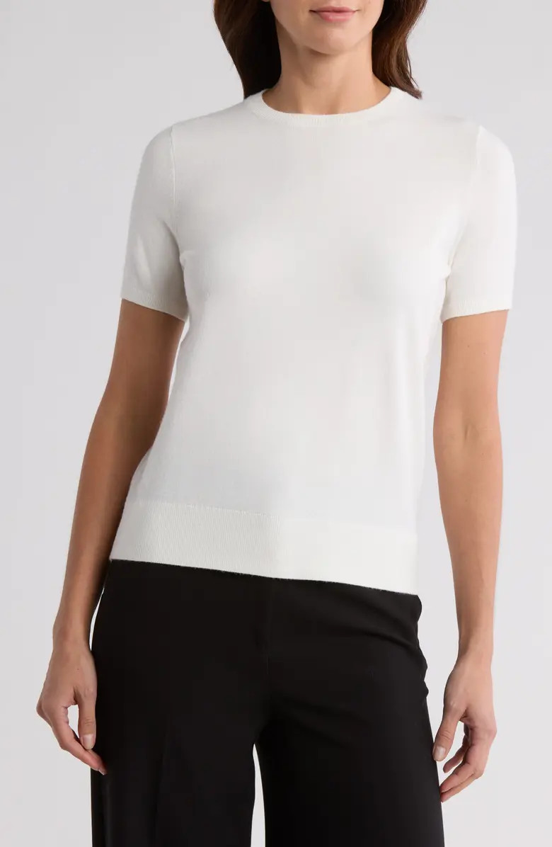 Nordstrom Slim Fit Short Sleeve Sweater | Nordstrom | Nordstrom