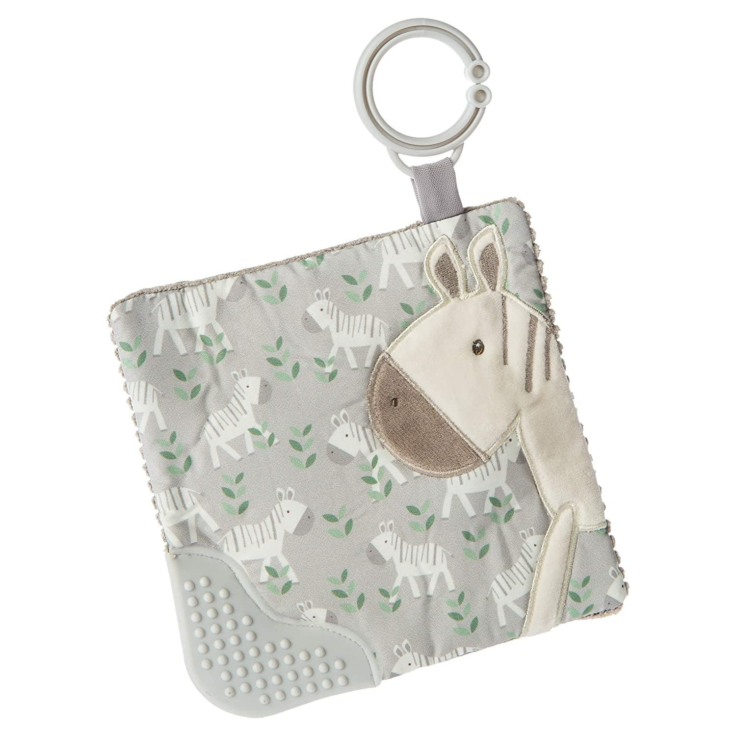 Mary Meyer Afrique Crinkle Teether Toy with Baby Paper and Squeaker, 6 x 6-Inches, Zebra - Walmar... | Walmart (US)