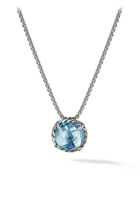 David Yurman Women's Châtelaine® Pendant Necklace - Blue Topaz | Saks Fifth Avenue