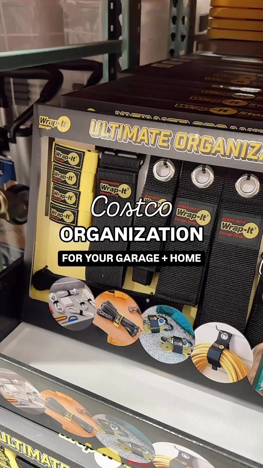 This Costco home organization find is too good not to share! I’m sure pricing varies by location, but I snagged this 24 piece set of heavy duty, Velcro storage straps for $9.99. 🤯 These are great for tidying up and storing all types of items - extensions cords, ladders, appliances, etc. We’re using them in our garage, where we’re working on getting a bunch of stuff mounted on our walls to free up floor space. 

I can’t link this exact item, but I will link the individual items within the kit that I could find online! 🫶🏼

#LTKHome #LTKSeasonal #LTKWatchNow