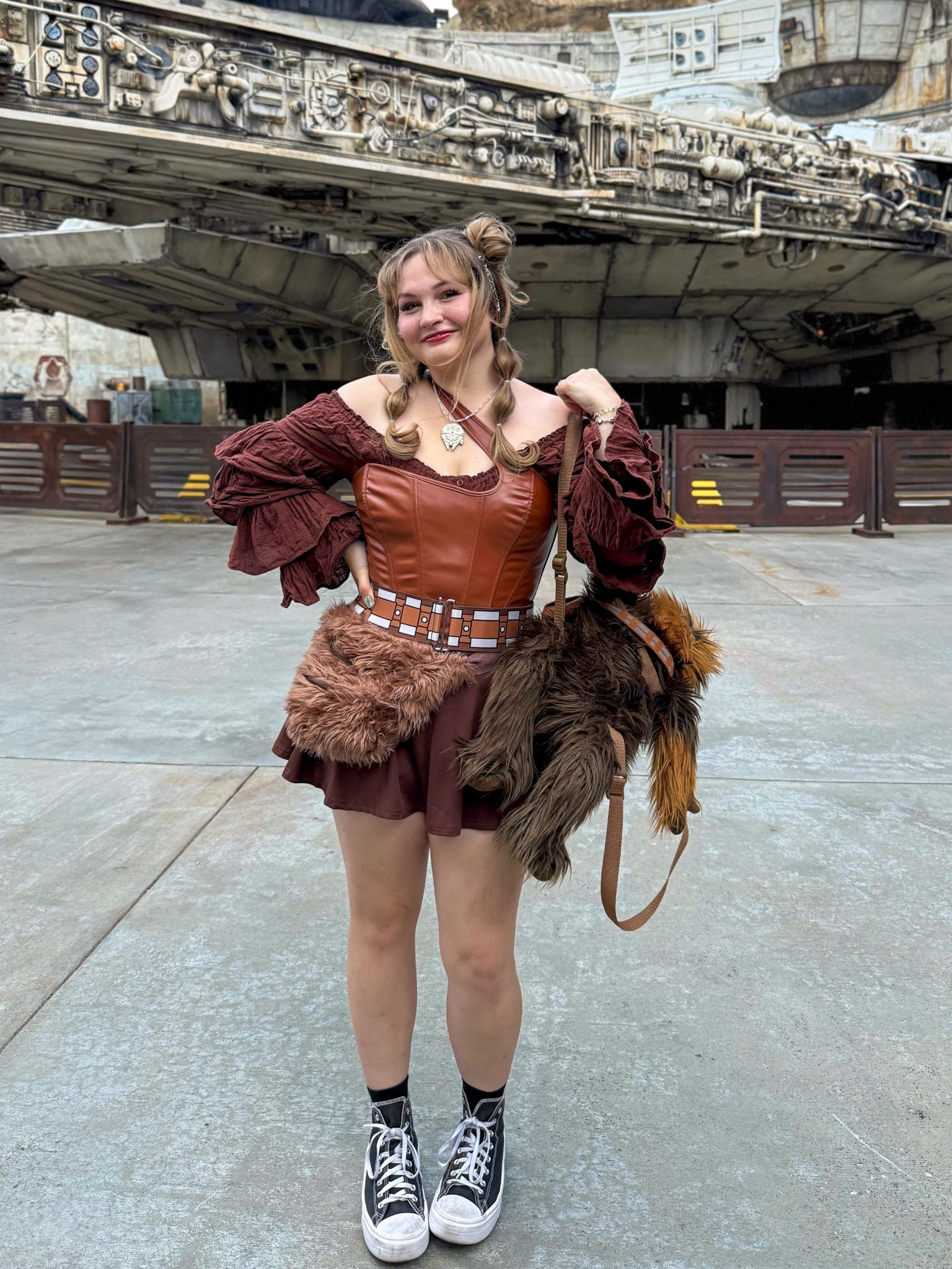 Chewbacca Star Wars Disney bound outfit for Walt Disney World Parks! 

#LTKTravel #LTKMidsize #LTKStyleTip