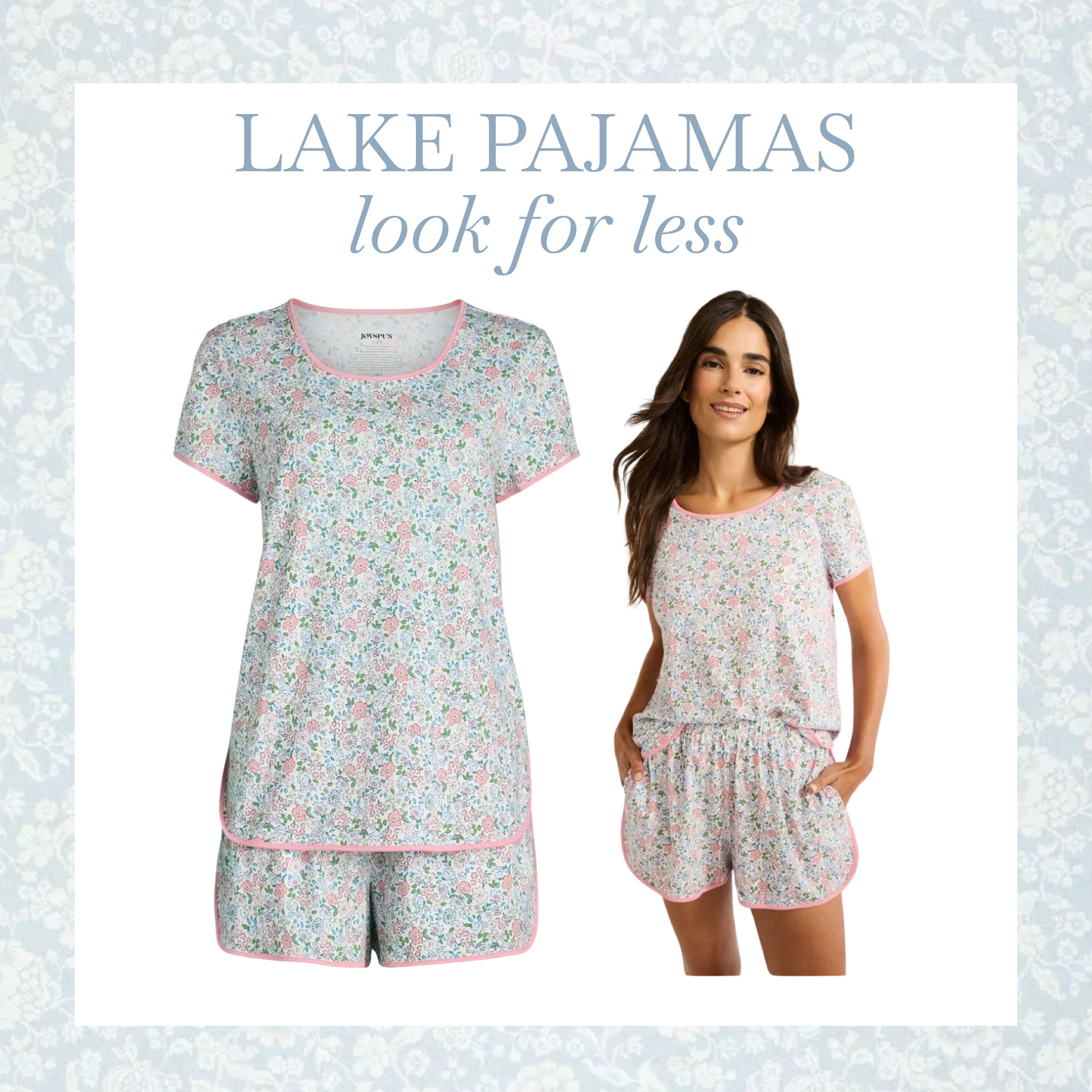 I found the BEST dupe for Lake Pajamas! 🌸✨ If you love the classic, timeless look of Lake Pajamas, you’ll love these! They’re so comfy and perfect for lounging or bedtime. Don’t get me wrong, I adore my Lake Pajamas, but when I saw these look-alikes, I had to try them out. They’re so similar in look and feel! They are soft and cozy! The best part — they’re only $12🙌🏼 a fraction of the price of lake pajamas! 1/10 of the price! Seriously, they’re such a steal and so similar to the real deal👏🏼 Perfect for cozy nights or relaxing at home this spring and summer in these short sets🌸☀️

#LakePajamasDupe #CozyComfort #LoungewearFind #AffordableStyle #CozyVibes #PajamaGoals #LTKunder50 #LoungewearLove #lakepajamas #pajamas #lake #comfy #loungewear #walmart #under10 #lookforless #dupe 

#LTKBump #LTKSaleAlert #LTKStyleTip