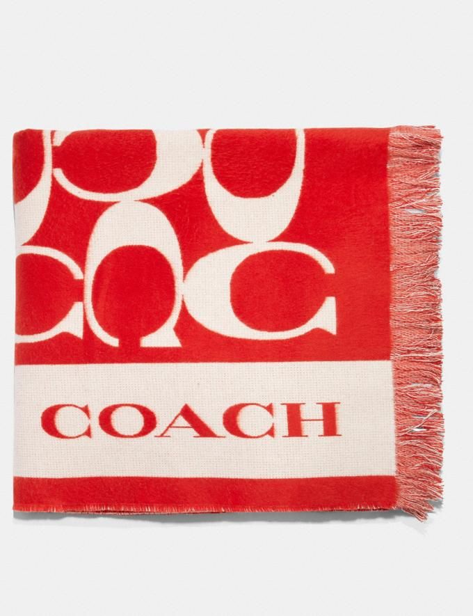 signature blanket | Coach Outlet