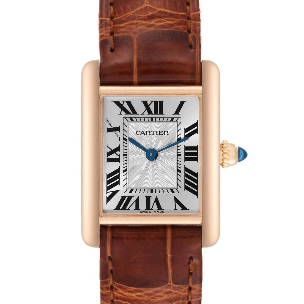 Cartier Tank Louis Rose Gold Mechanical Ladies Watch WGTA0010 Papers | eBay US