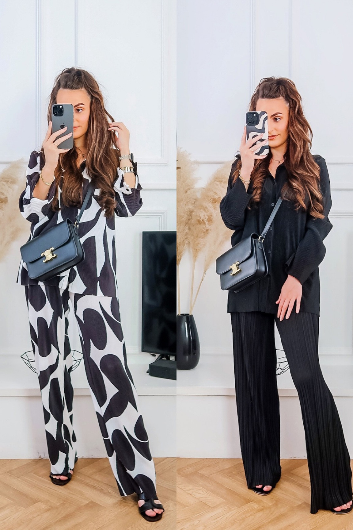 Plisse sets, plisse trousers, plisse shirt, plisse coord, boohoo coord, work from home outfits, easy outfits, spring style, spring outfit ideas, abstract set, monochrome matching set, matching coord 

#LTKstyletip #LTKeurope #LTKunder50