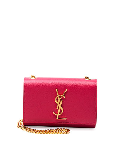 Monogram Small Crossbody Bag, Fuchsia | Neiman Marcus