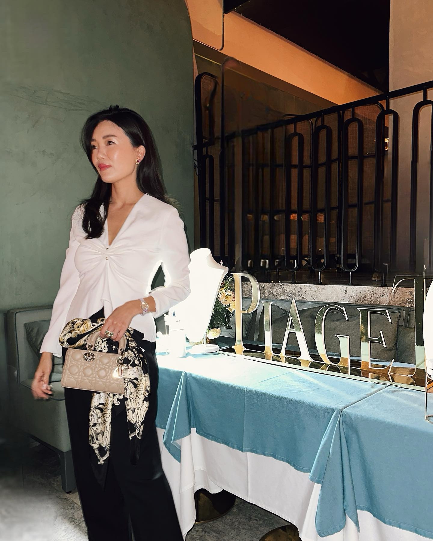 You guys told me that outfit #2 looked too conservative, but you know I always love serving up rich old auntie vibes. Lol. Thank you @piaget for a beautiful evening (and the most beautiful event co-host @lizkennedy )!! I can’t stop  thinking about that ring and watch… 🫠😮‍💨 #piaget