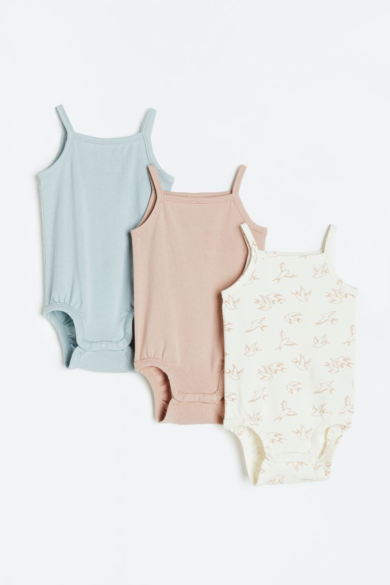 3-pack Sleeveless Bodysuits | H&M (US + CA)