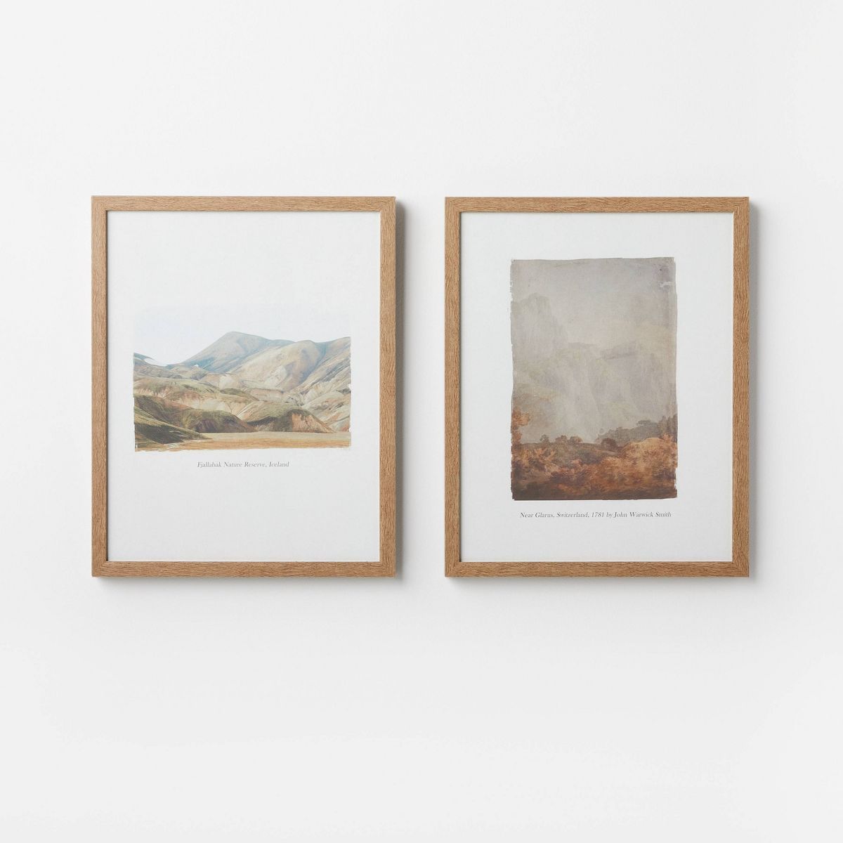 (Set of 2) 16" x 20" Glass Textbook Framed Prints - Threshold™ designed with Studio McGee | Target