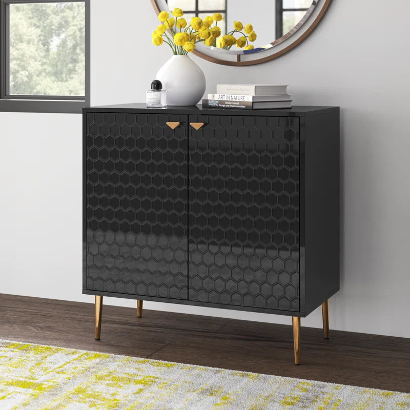Bima 32'' Tall 2 - Door Accent Cabinet | Wayfair North America
