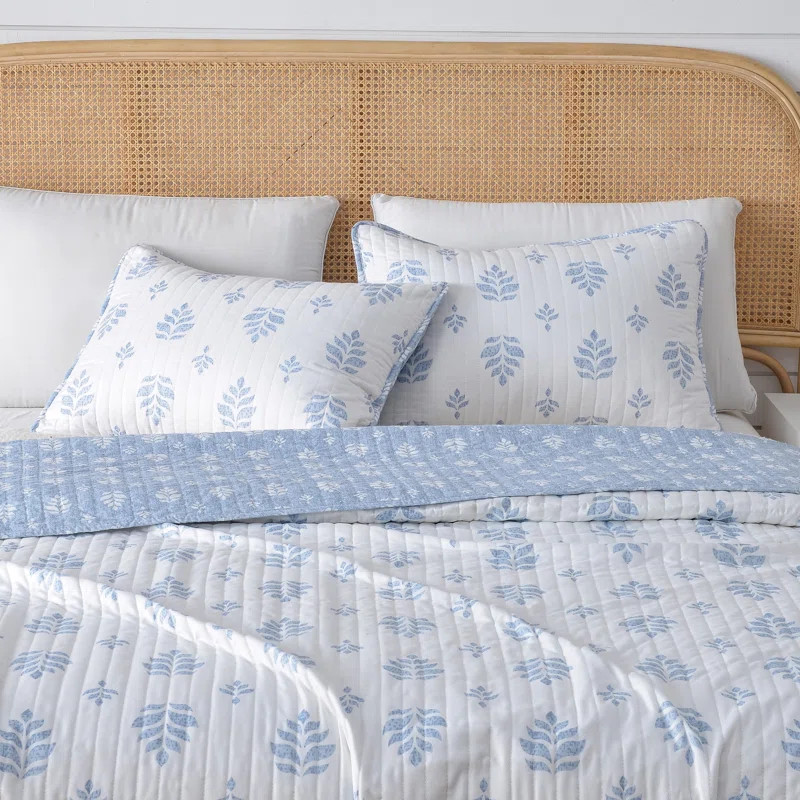 Quilted Floral Quilt Set | Wayfair North America