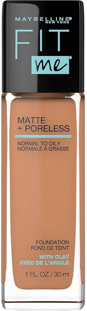 Maybelline New York Fit Me Matte + Poreless Foundation Makeup, For Normal to Oily Skin, Toffee 33... | Amazon (CA)