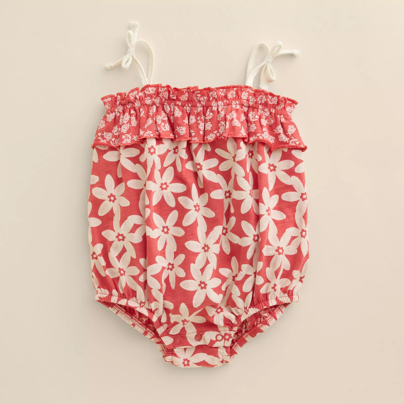 Baby Girl Little Co. by Lauren Conrad Ruffle Bubble Bodysuit | Kohl's