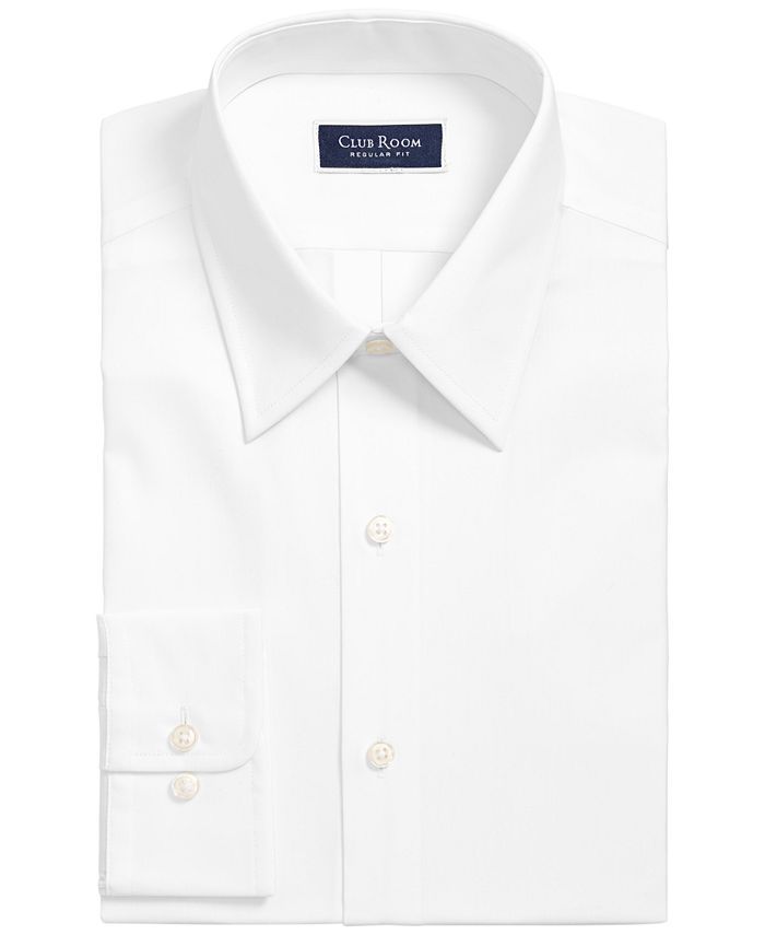 Club Room Men's Regular Fit Solid Dress Shirt, Created for Macy's & Reviews - Dress Shirts - Men ... | Macys (US)