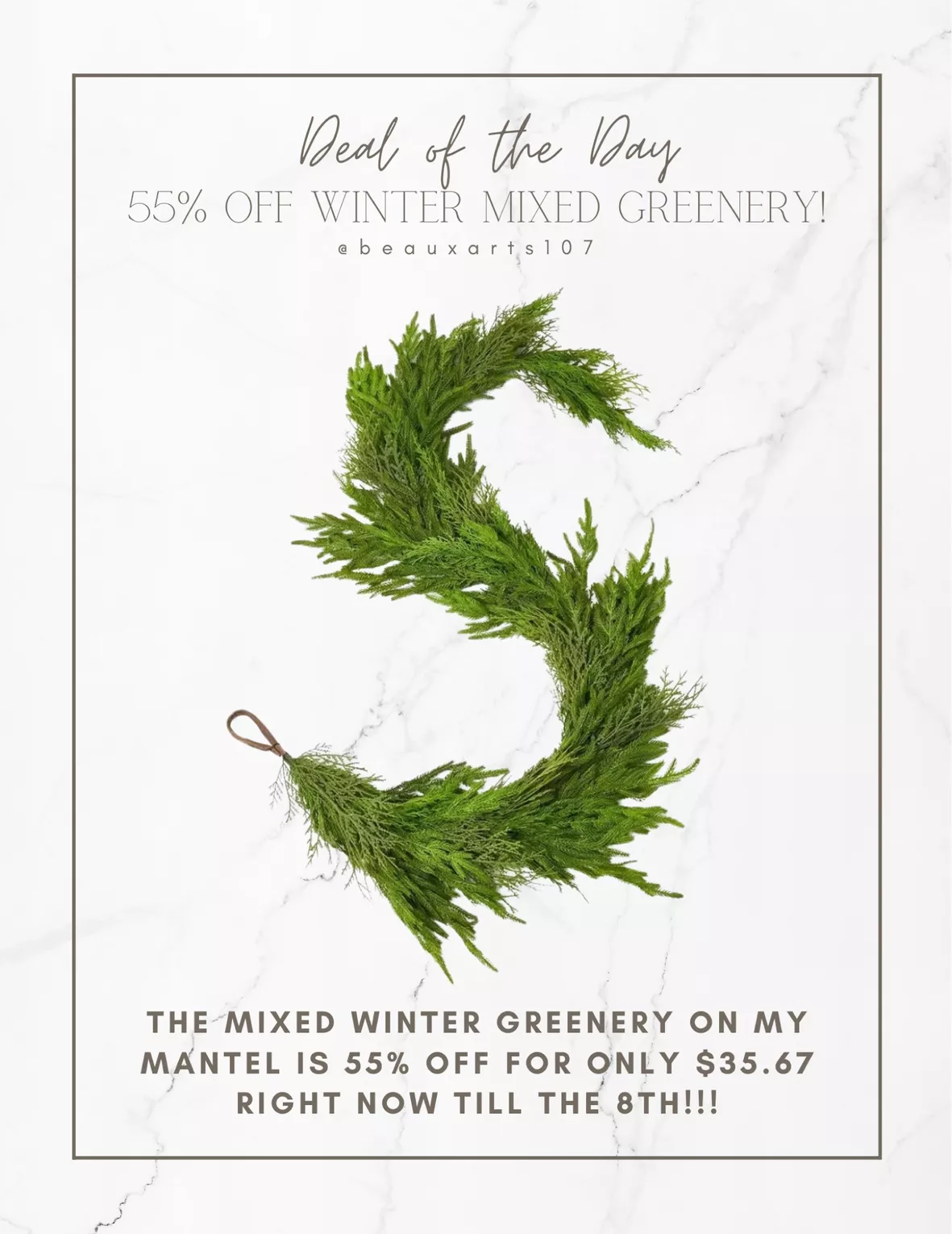 Mixed Winter Greenery With Cypress … curated on LTK