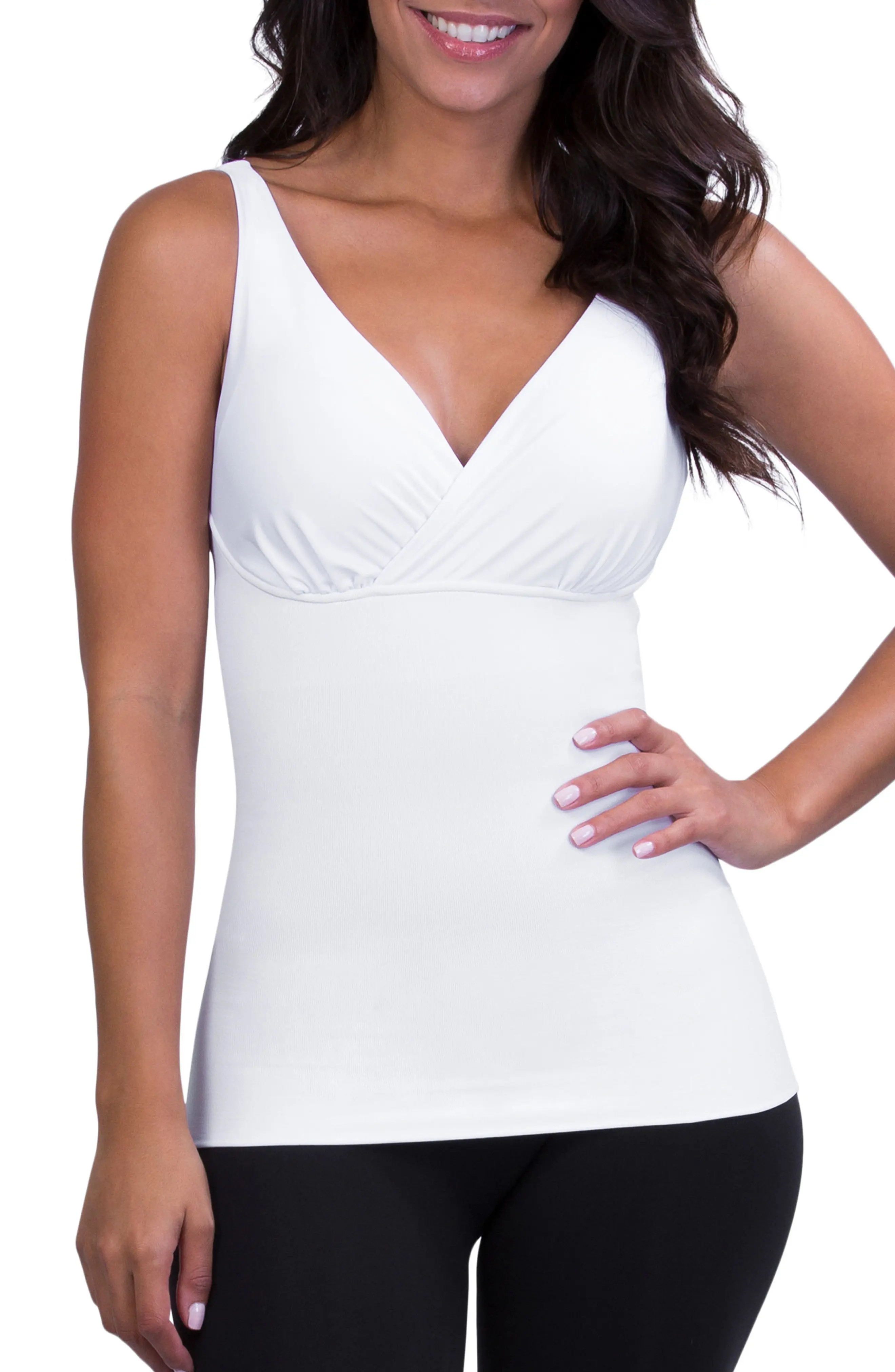 Women's Belly Bandit Post Maternity Compression & Nursing Tank, Size Large - White | Nordstrom