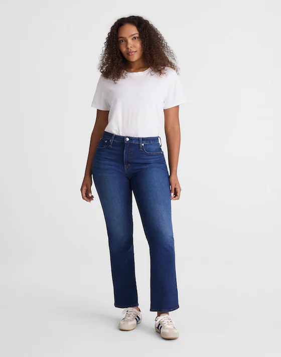 The Curvy Stretch Flare Crop Jean | Madewell